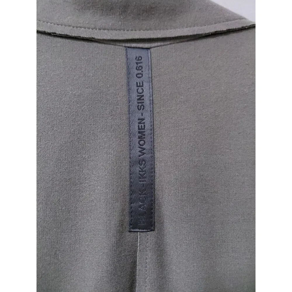 IKKS Gray Blazer Lightweight Jacket Women Size 38